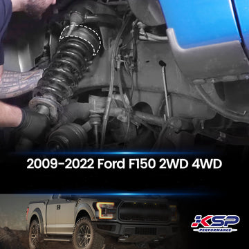 طقم رفع تسوية أمامي مقاس 2 بوصة متوافق مع فورد F150 موديلات 2009-2022  - 0