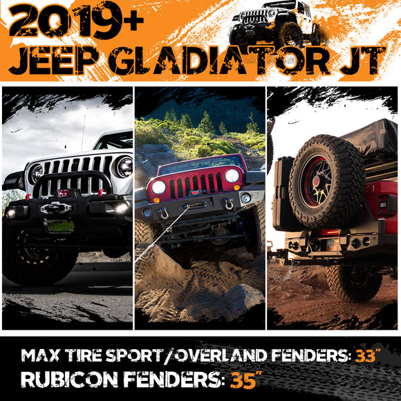 1.5" Front and 0.75" Rear Leveling Lift Kit fits 2019+ Jeep Gladiator JT