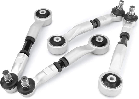 KSP Front Aluminum Upper Control Arms,  Adjustable Suspension Kit for 98-08 A4, 07-08 A5 S5, 98-04 A6 S6, 98-05 Passat Replace OEM Factory/Stock - KSP performance 