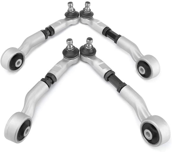 KSP Front Aluminum Upper Control Arms,  Adjustable Suspension Kit for 98-08 A4, 07-08 A5 S5, 98-04 A6 S6, 98-05 Passat Replace OEM Factory/Stock - KSP performance 