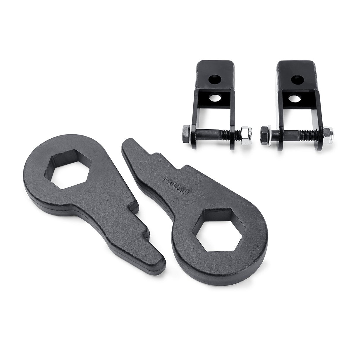 1"-3" Front Leveling Lift Kit 4WD with shock extenders For 1999-2007 Silverado Sierra SUV xccscss.
