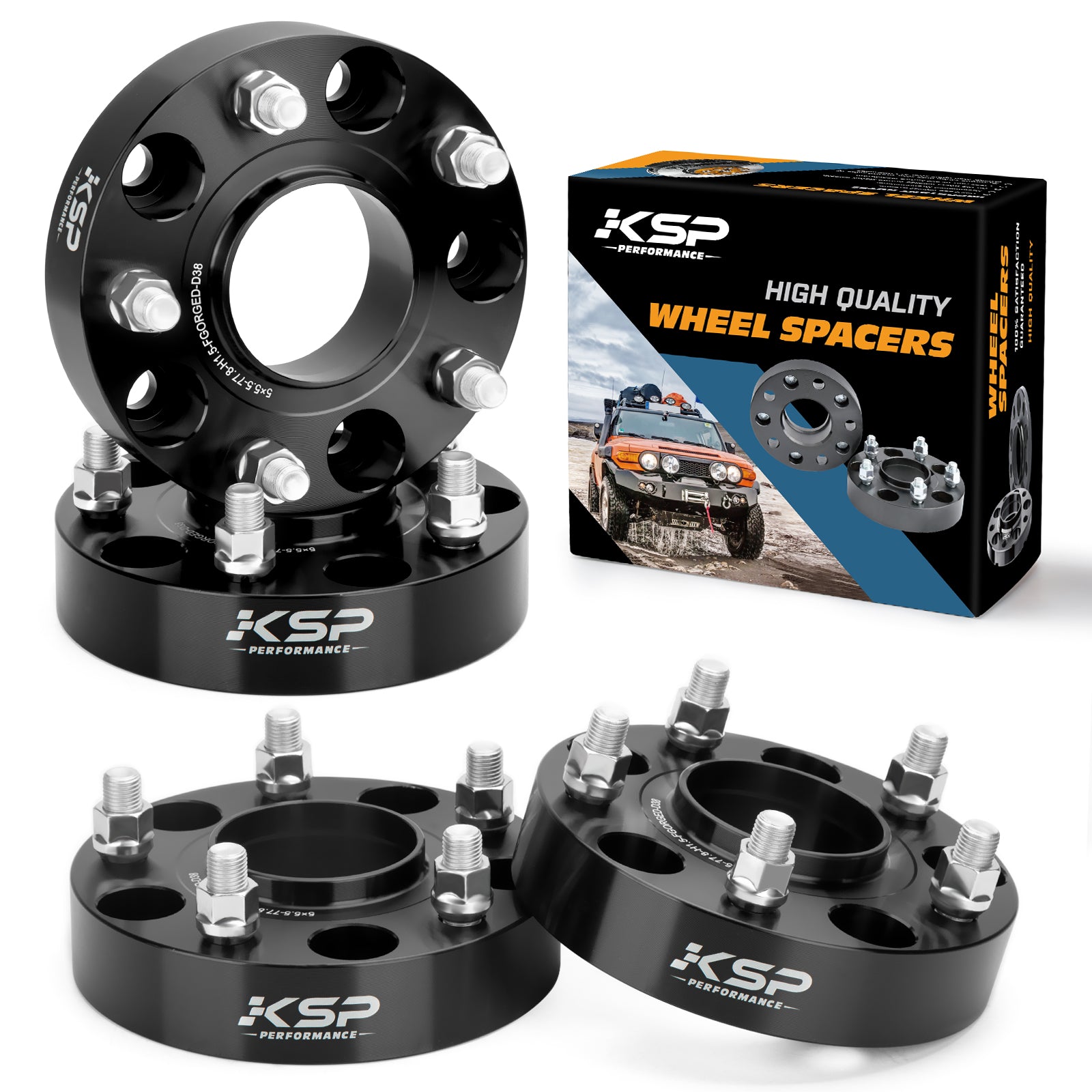 5x5.5 Ram Wheel Spacers 1.5 inch For 2012-2018 Dodge Ram 1500 4PCS