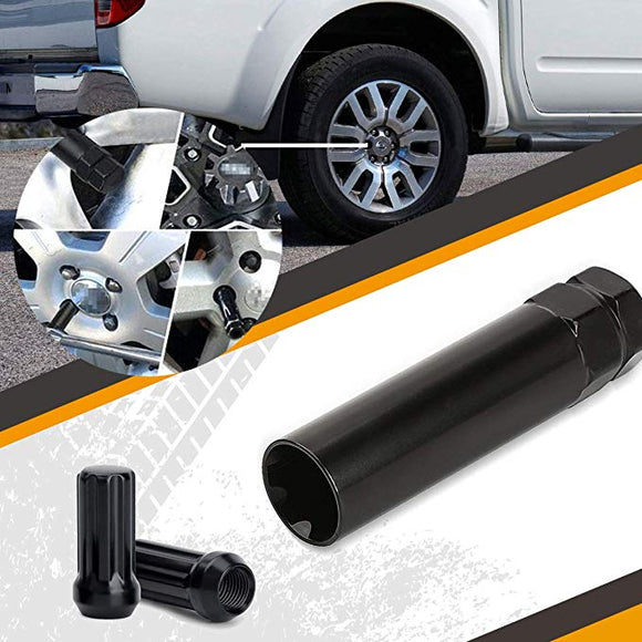 7 Spline Lug Nuts Key For 14x1.5 12x2.0 9/16-18 Thread Pitch 13/16 and 7/8 Hex xccscss.
