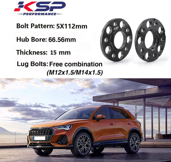 5X112mm Wheel Spacers for Mercedes Audi BMW A4 S4 A5 S5 A6 S6 A7 S7 A8 Quattro xccscss.