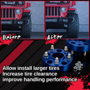 5X5 Hubcentric 1.5" Wheel Spacers Fit for 2018+ Jeep JL WK2 JT-4