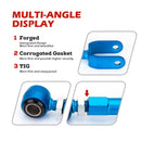 2009+ 370Z RWD Blue Adjustable Rear Toe Traction Arm Kits-5