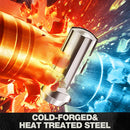 صواميل عجلات مقعد مخروطية من الكروم مقاس 9/16-18، 32 قطعة + مفتاح واحد، مناسبة لسيارات فورد دودج -3