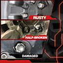 5pcs Twist Socket Set 1/2" Drive Impact Lug Nut Remover Extractor Tool-7