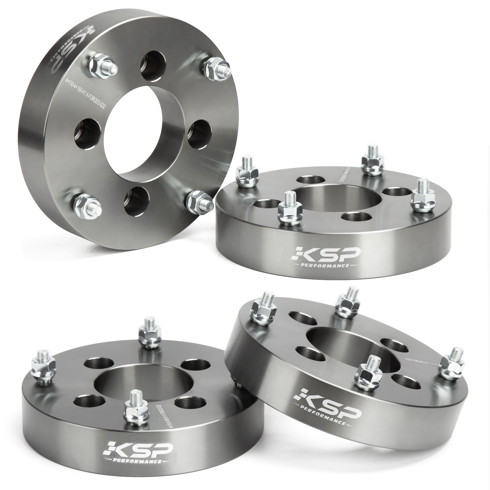 ATV Wheel Spacers 1.5 inch 4x110mm to 4x156mm Adapters with 3/8"-24 Studs For Honda Yamaha Bombardier xccscss.