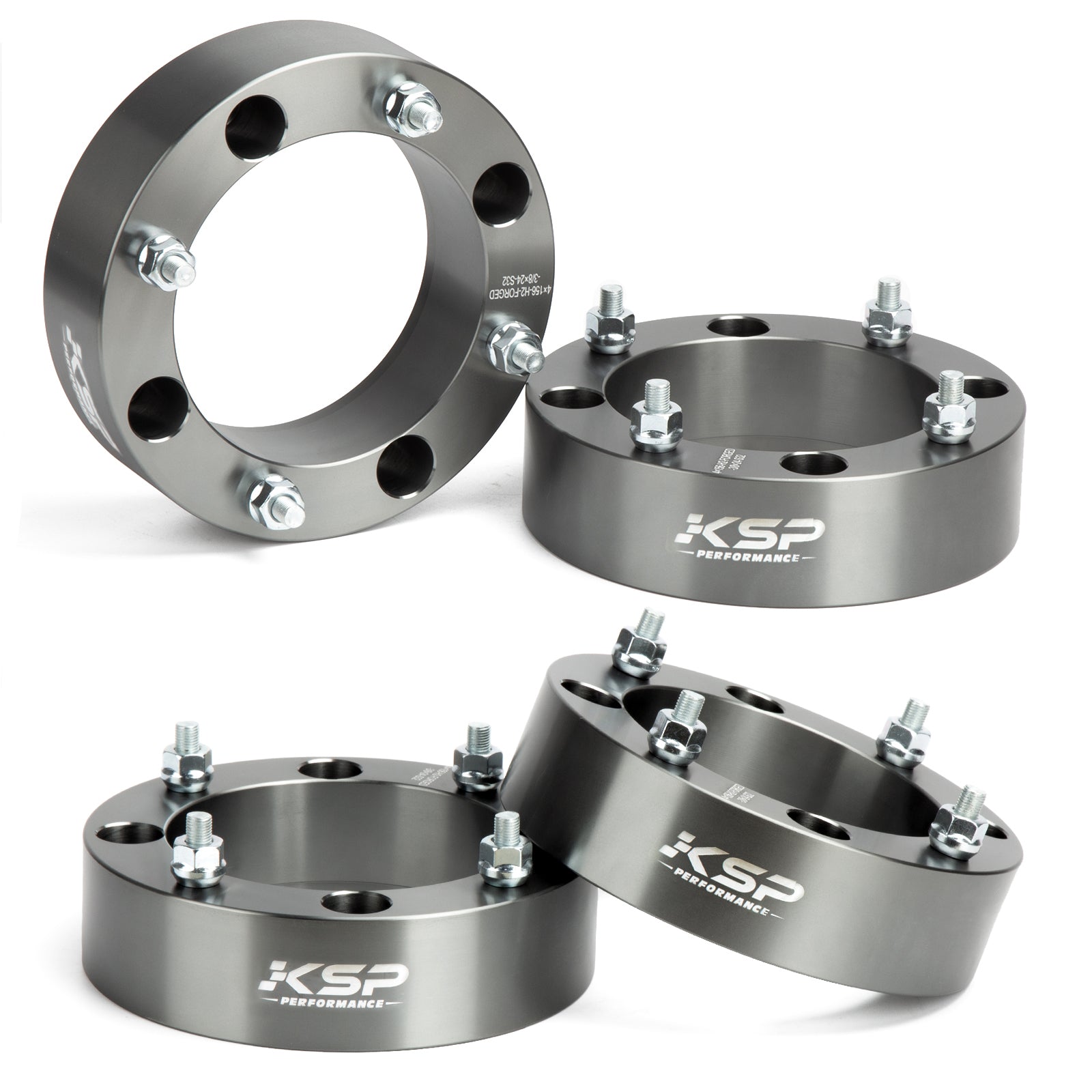 4x156mm ATV Wheel Spacers For 1996-2012 Polaris Sportsman 500 2 Inches with 3/8-24 Studs xccscss.