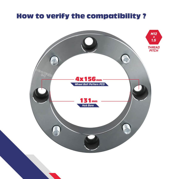 1'' Wheel Spacers Polaris Ranger/RZR XP 1000/RZR KSP Performance
