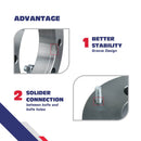 4x156mm ATV Wheel Spacers For 1996-2012 Polaris Sportsman 500 2 Inches with 3/8-24 Studs xccscss.