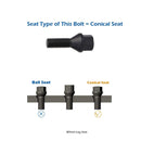 20pcs 27mm Shank M12x1.5 Lug Bolts For Aftermarket and OEM BMW Z3 Z4 Z8 E30 xccscss.