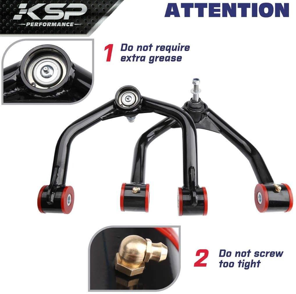 Upper Control Arms for 04-20 F-150 2/4wd with 2" Front Lift Leveling Spacers Kit - KSP Performance