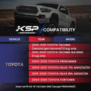 KSP 3" Front Lift Leveling Spacers Kit with Upper Control Arms for Toyota