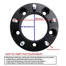 Hubcentric Wheels Spacers 5x4.5 Fit for Infiniti G35 G37 1" 5x4.5 M12x1.25 xccscss.