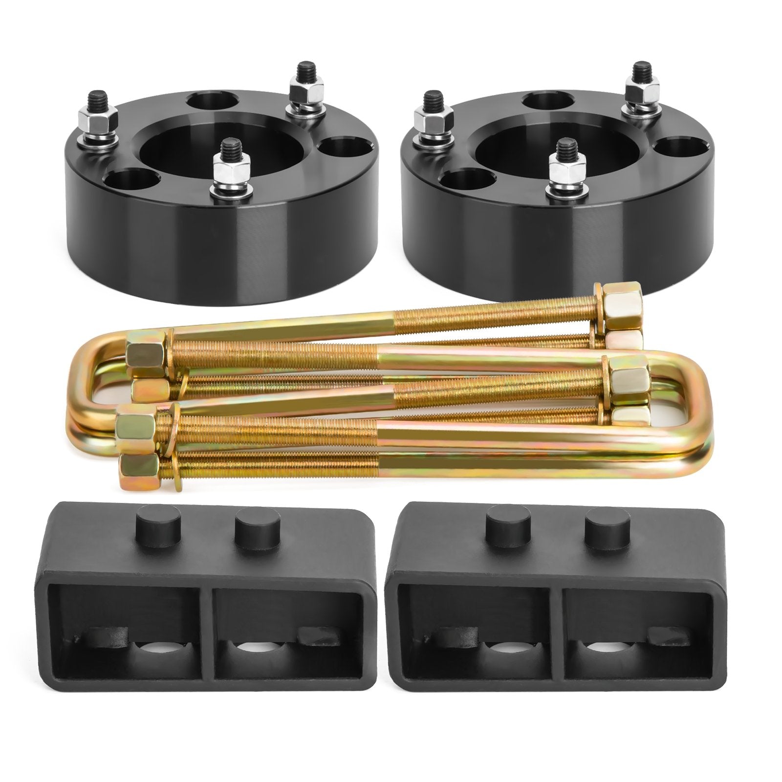 2004-2019 Ford F150 3" Front And 2" Rear Full Leveling Lift Kit Spacer 2WD/4WD xccscss.