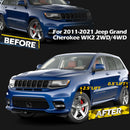 2.5" Front and 0.5" Rear Leveling Lift Kit fits 11-21 Jeep Grand Cherokee WK 2WD 4WD 4X4 - KSP performance 