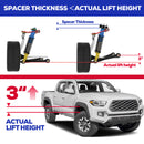 3 Inch Front Leveling Lift Kits For Toyota 05-23 Tacoma 03-24 4Runner 07-15 FJ Cruiser KSP