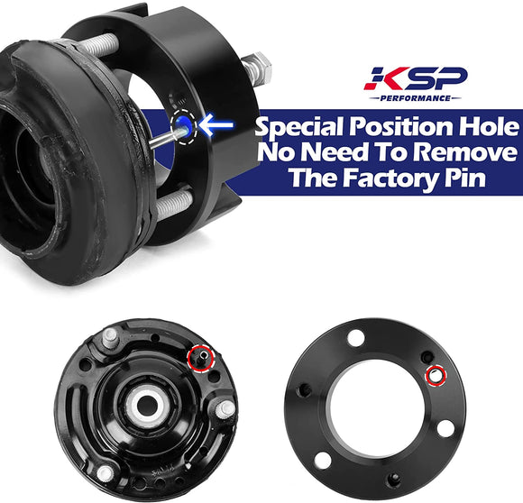 For 2019-2022 Ford Ranger XL XLT 2WD 4WD 2.5" Front Leveling Lift Kit xccscss.