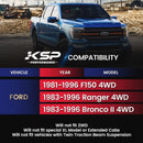 2" Front Leveling Lift Kits For 1981-1996 Ford F150 4WD 4X4 only - KSP performance 