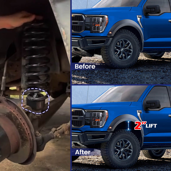 2" Front Leveling Kit for Ford 1981-1996 F150 and 1999-2022 F250 F350 Super Duty and 2000-2025 Excursion