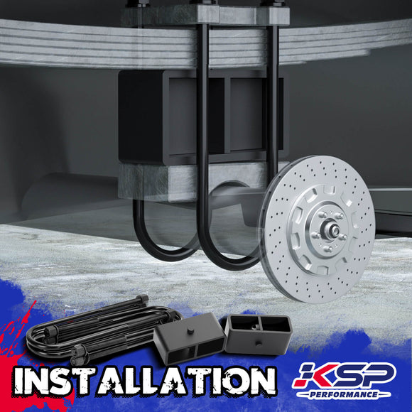 KSP Rear Lift Kits for Ford F250 F350 Installation