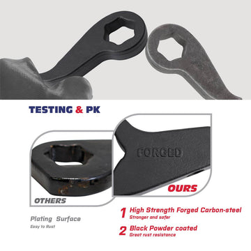 3" Front Lift Kit Torsion Key 2011-2019 GMC Sierra Chevy Silverado 2500HD 3500 HD With Shock Extenders xccscss.