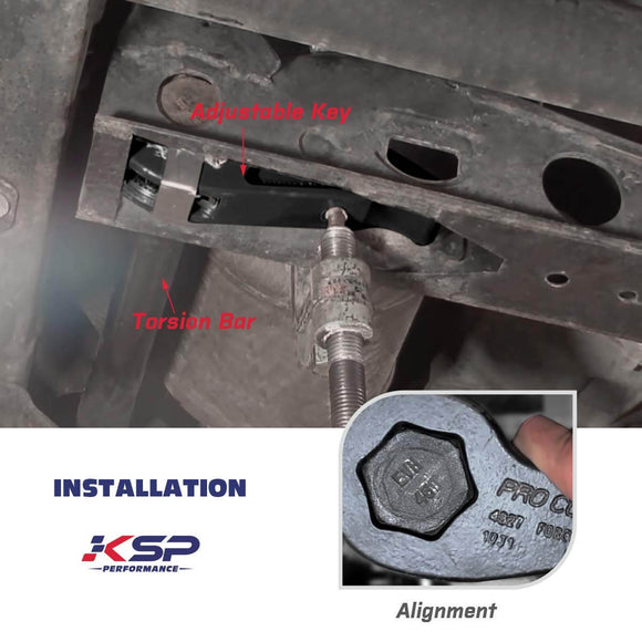 3" Front Lift Kit Torsion Key 2011-2019 GMC Sierra Chevy Silverado 2500HD 3500 HD With Shock Extenders xccscss.