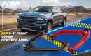 KSP Red Upper Control Arms for 2007-2018 Chevy GMC Silverado/Sierra 1500 