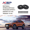 Wheel spacers 5x100/5x112 For Audi A3 A4 A6 S6 S8 Golf Passat Pair xccscss.