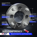 1" Wheel Spacers 4x110 to 4X137 with 10x1.25 Studs For Kawasaki Can-Am Suzuki Wheels on Honda Yamaha Change bolt pattern-4