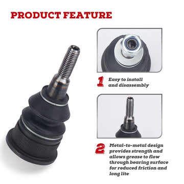 KSP Replaceable Ball Joints for Control Arms, 1PC Only for KSP A-arms  2001-2010 Chevy GMC 2500 3500HD xccscss.