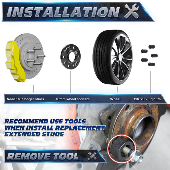 Hubcentric Wheel Spacers 2PC 5×4.5"/ 4×4.5" 66.1CB for Nissan 350Z 370Z Altima Infiniti FX35 G35 - KSP performance 