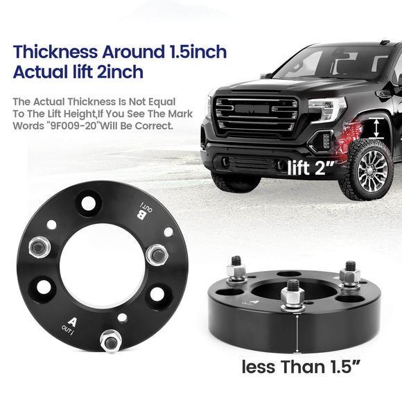 2" Front Leveling Lift Kit Compatible with 2009 -2022 Ford F150 17-18 Raptor - KSP performance 