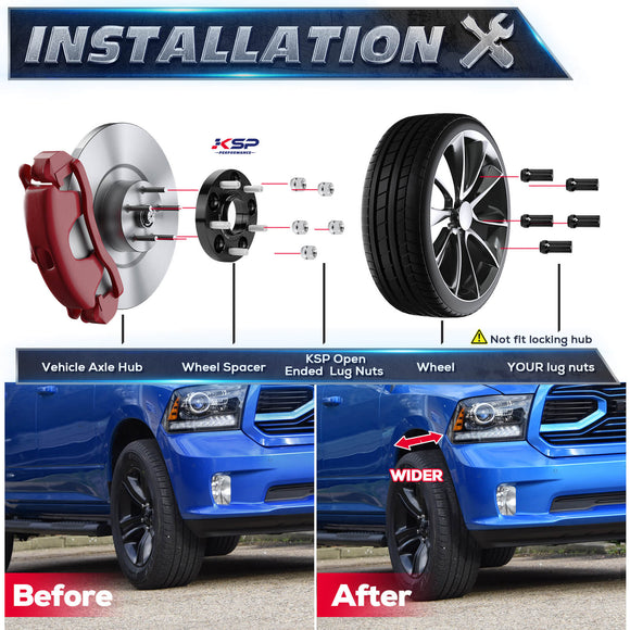 steps for install ksp wheel spacer