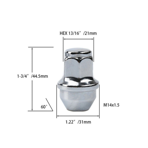 24pcs 14x1.5 OEM/Stock Lug Nuts for 2015+ Ford F150 Expedition xccscss.