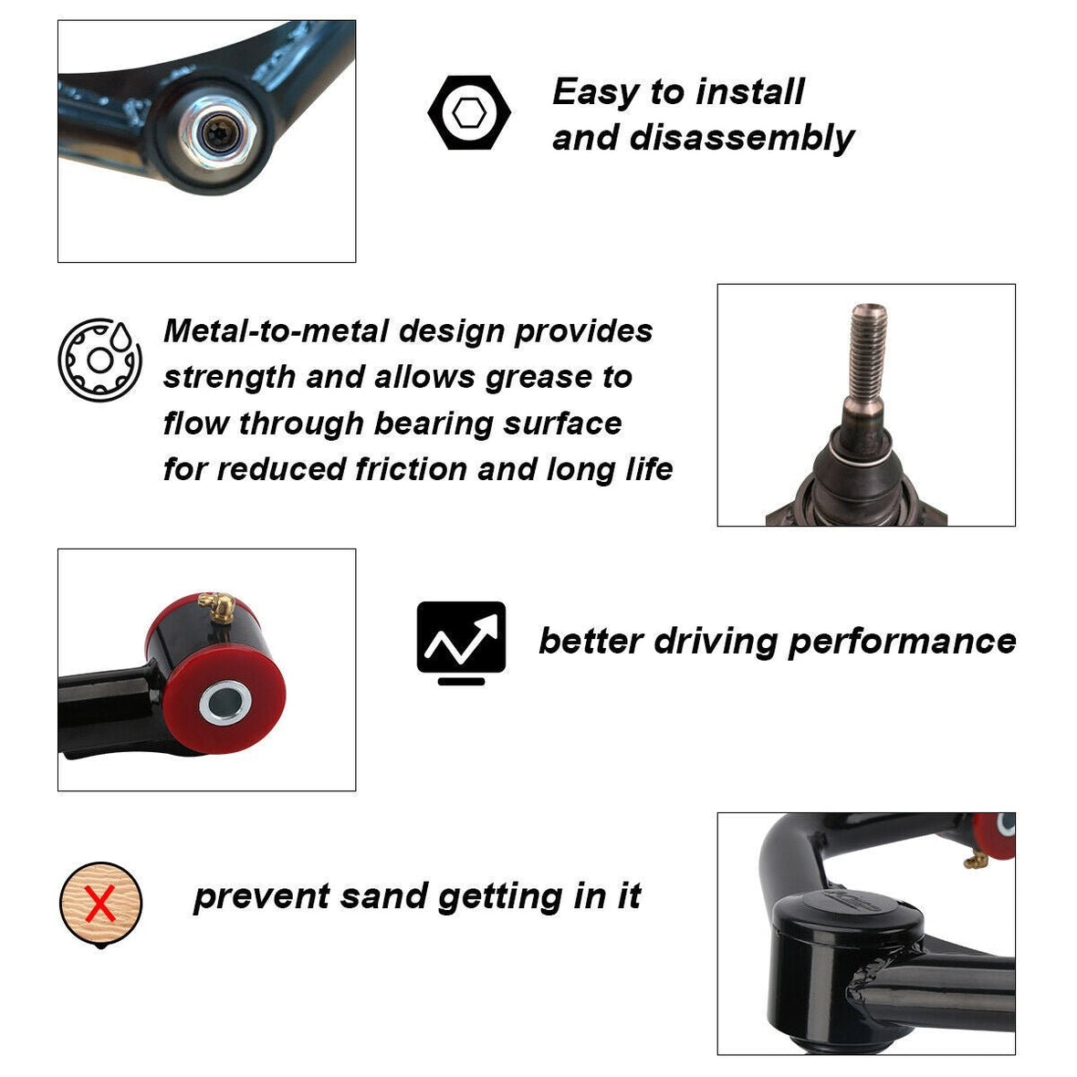 Upper Control Arms for Leveling Kits KSP Performance KSP performance