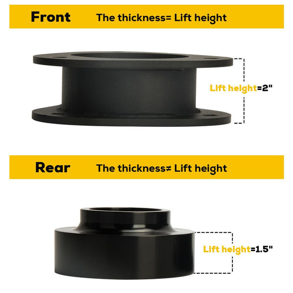 For 2006-2018 Toyota RAV4 2" Front and 1.5" Rear Full Lift Kit - KSP performance 