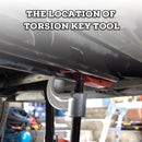1999-2007 Chevy Silverado GMC Sierra 1"- 3" Front Lift Kit Torsion Bar Key with Extender Shocks and Tool xccscss.