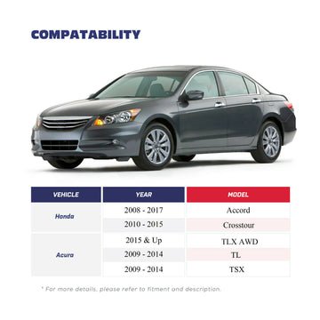 08-17 Accord & 09-14 TSX Rear adjustable camber arms set xccscss.