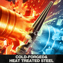 Built with cold-forged and heat-treated steel, KSP Spike Lug Nuts offer exceptional strength and durability