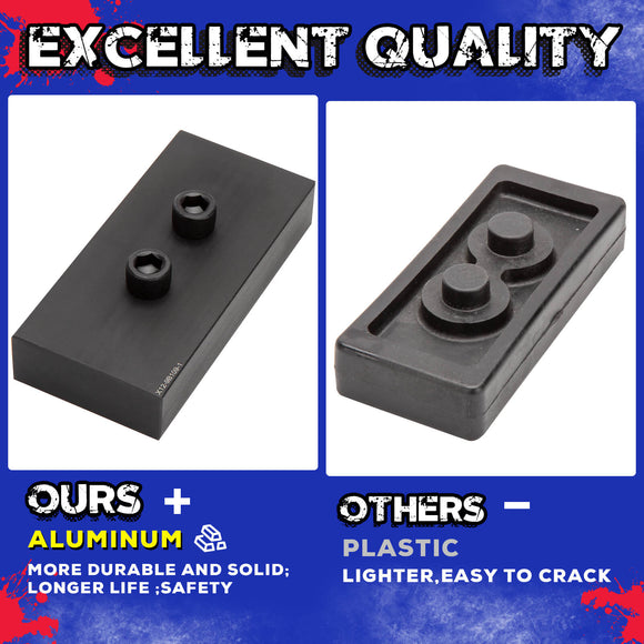 طقم رفع تسوية كامل بارتفاع 2 بوصة أمامي و1 بوصة خلفي لفورد F150 2WD/4WD موديلات 2021-2023